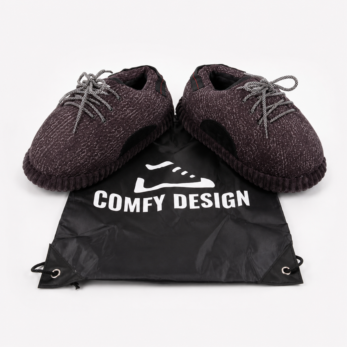 Comfy Design “MX Dark Salt” Slippers – Yeezy Boost 350 V2 Inspired
