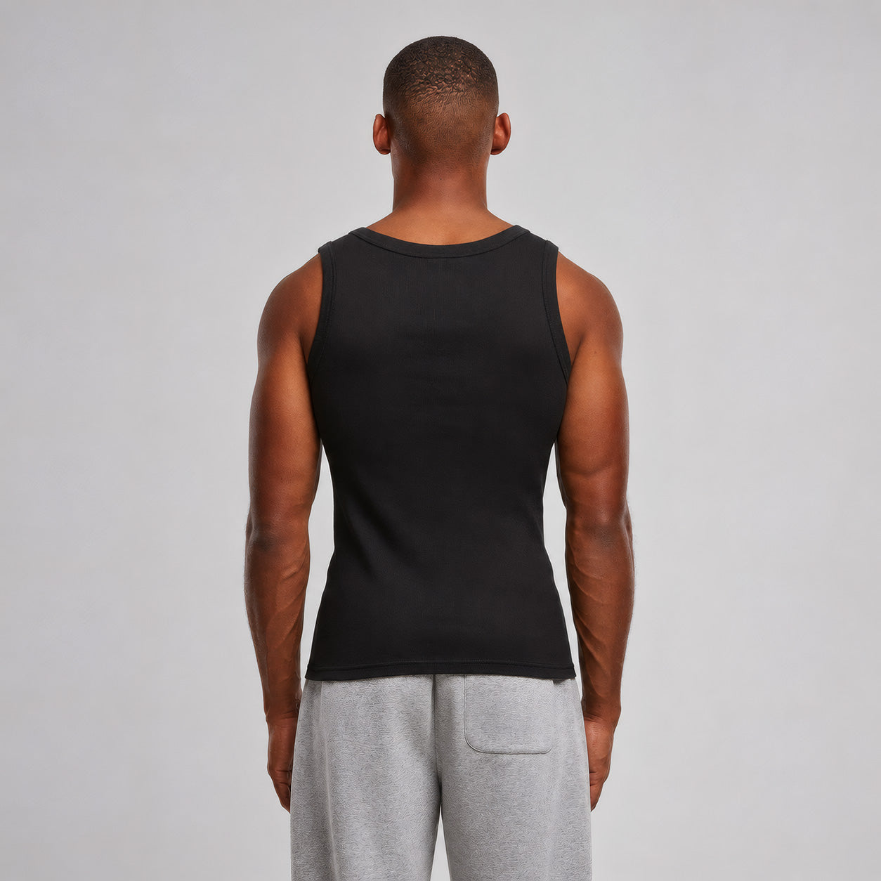 DBFF Rib Tank Top – Black