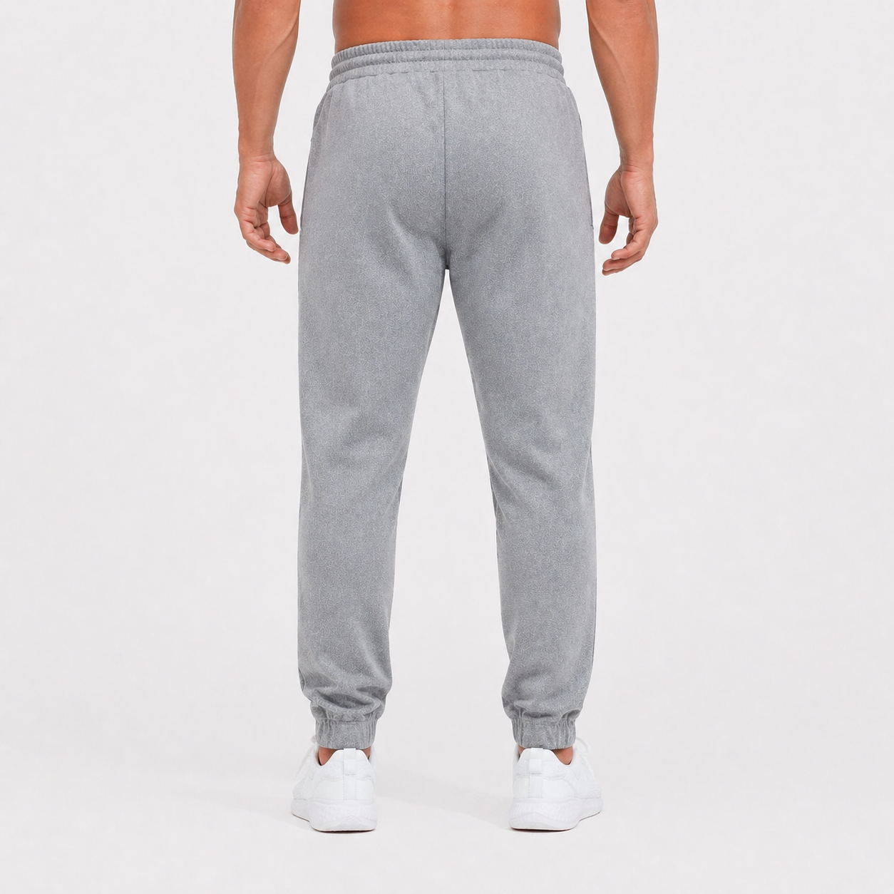 Men`s Spun Dyed Joggers - Light Grey - Blanks