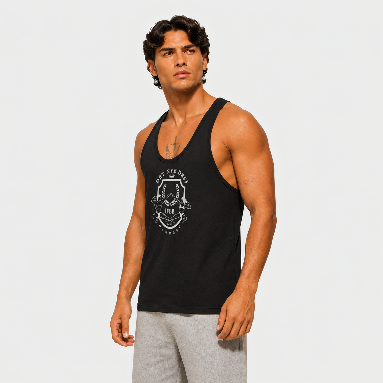 DBFF - Muscle Tank Top - Grå logo