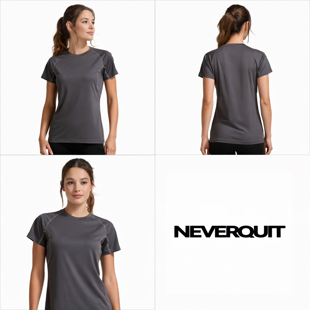 TriDri® - TR021 Women's panelled tech tee - Charcoal