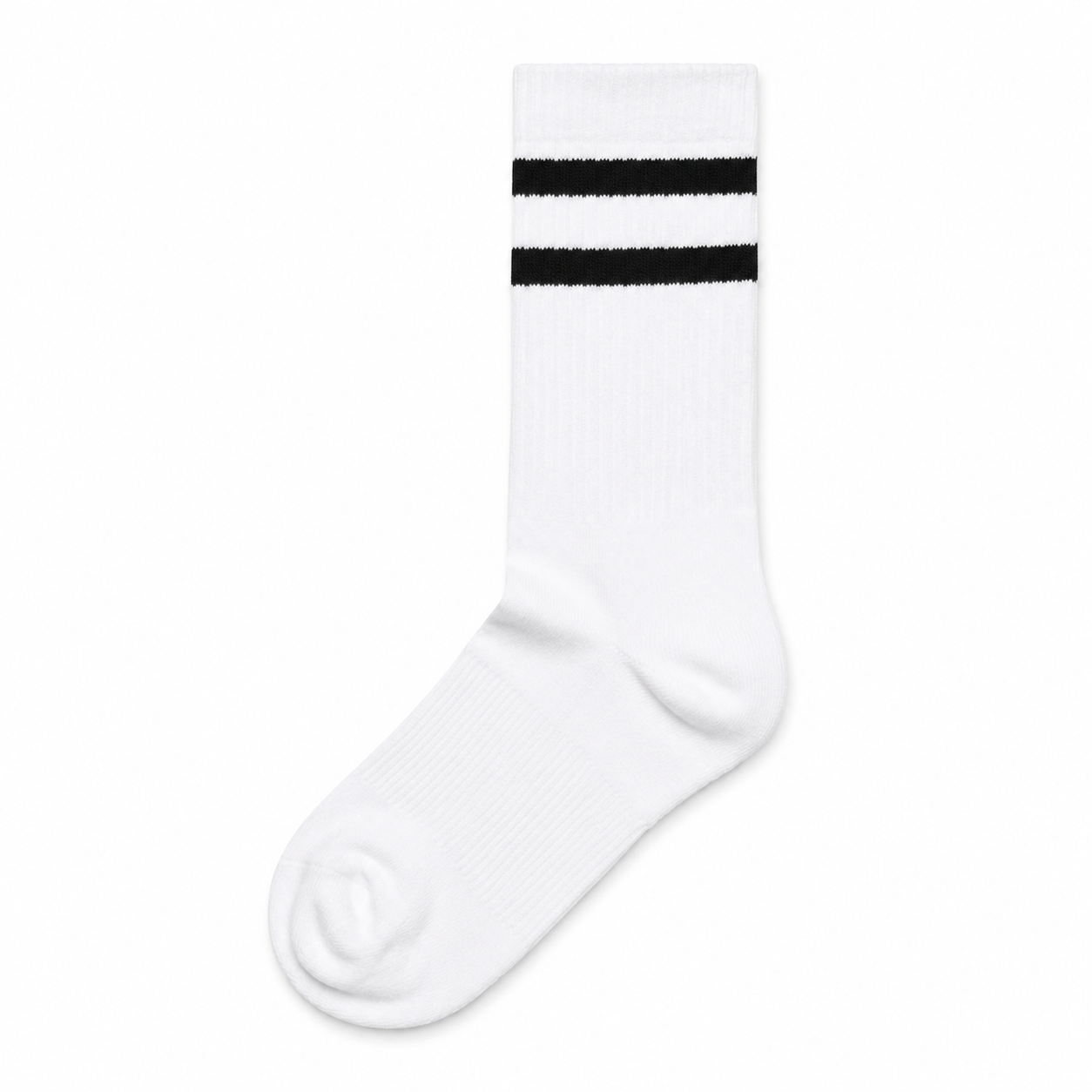 NEVERQUIT Performance Crew Socks (5-Pack) - White
