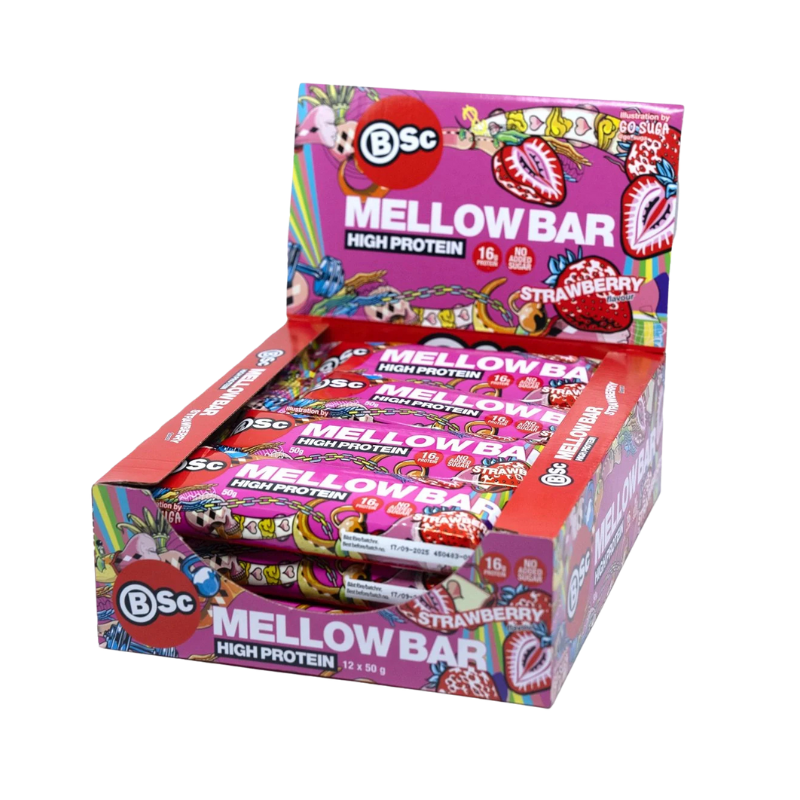 Mellow bar Strawberry 12x50g