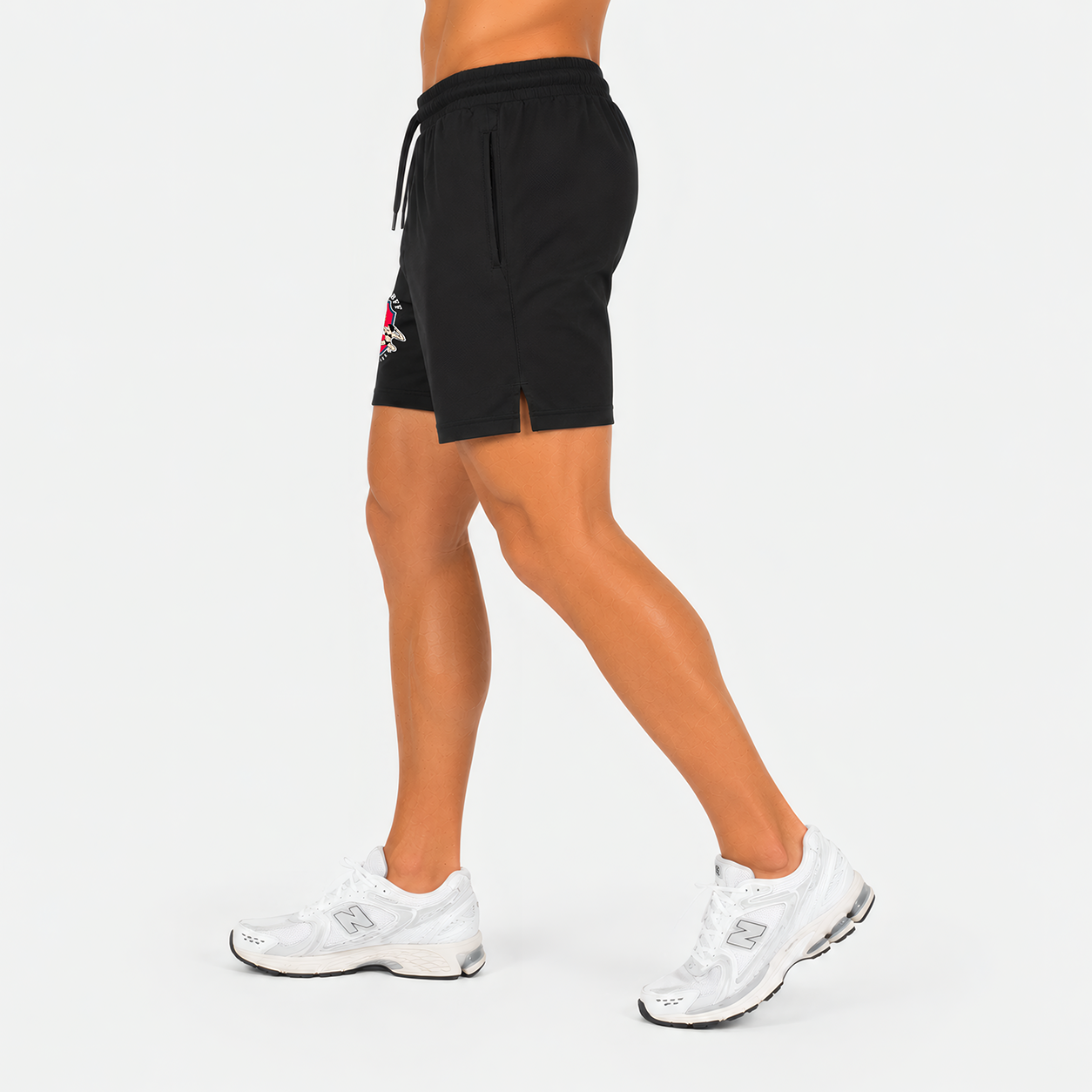 DET NYE DBFF – Performance Shorts - Farvet Logo