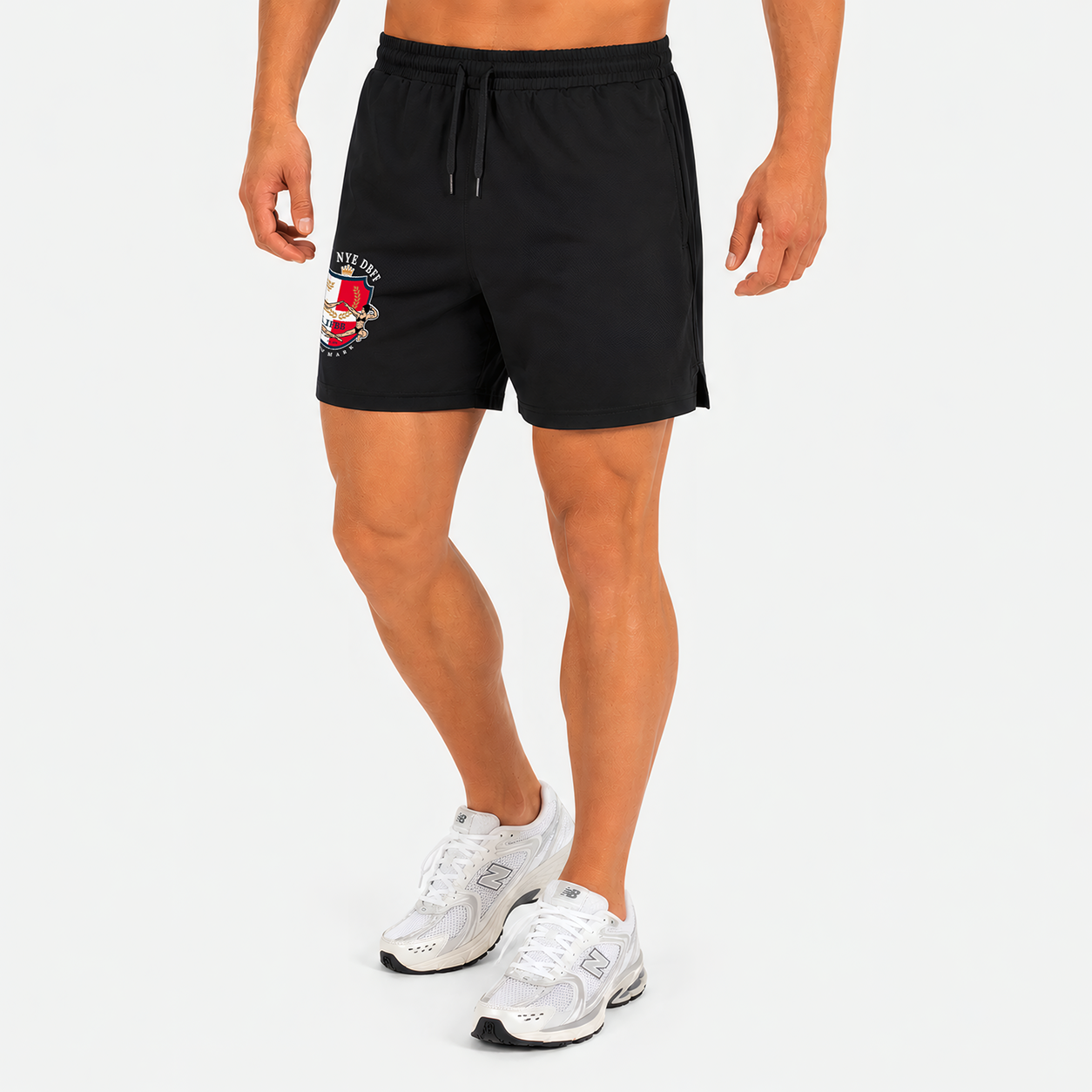 DET NYE DBFF – Performance Shorts - Farvet Logo