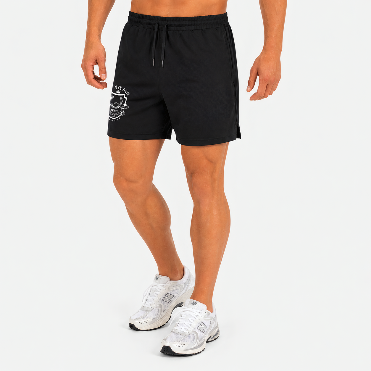 DET NYE DBFF – Performance Shorts - Hvidt Logo