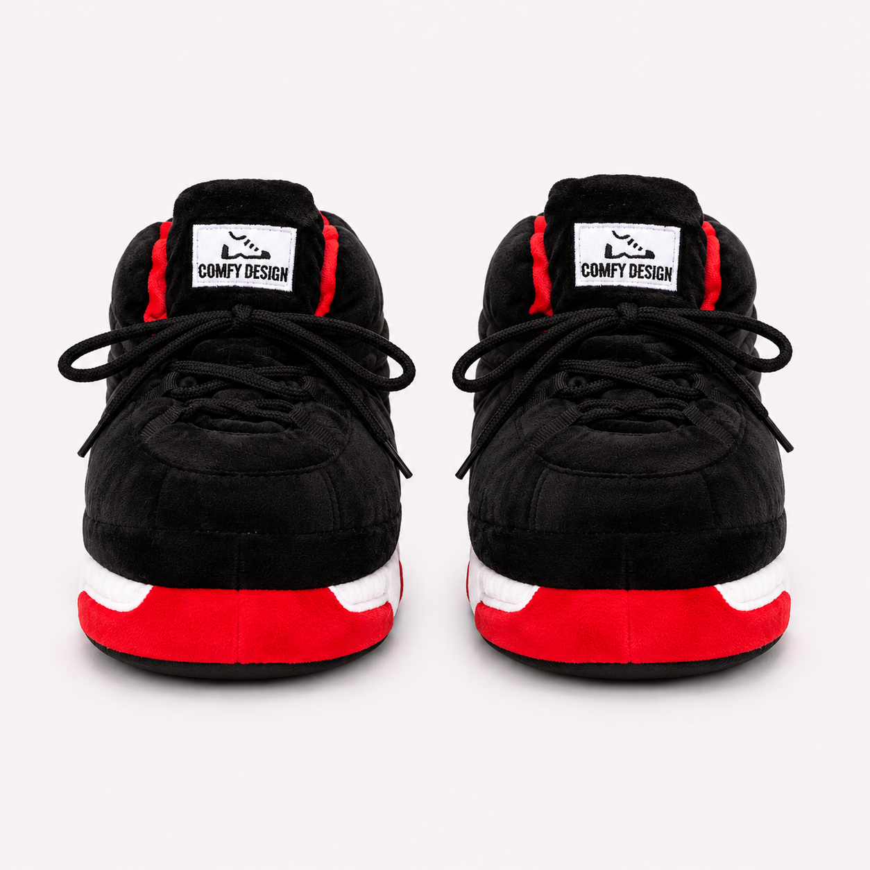 Comfy Design Sneaker Slippers – Jordan 11 - BRED Inspired