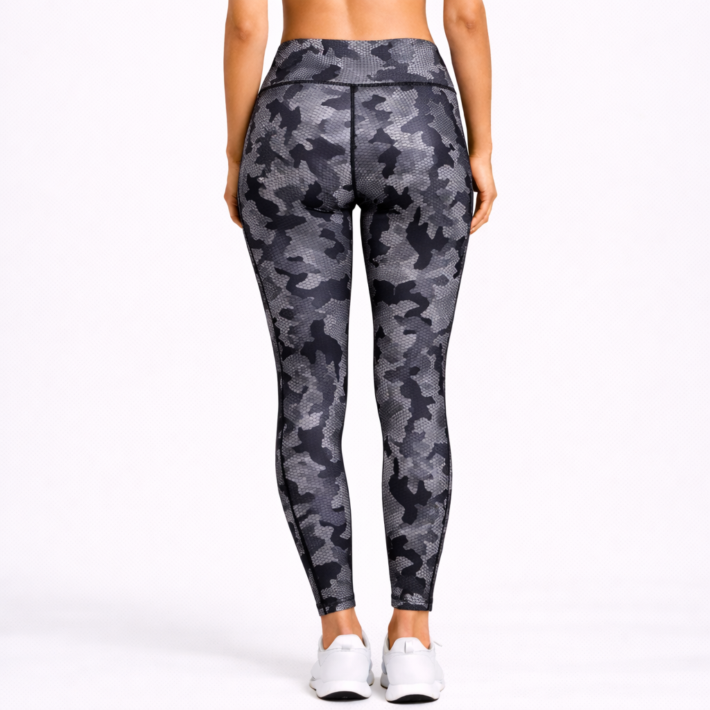 TriDri TR032 – Performance Leggings – Camo Charcoal