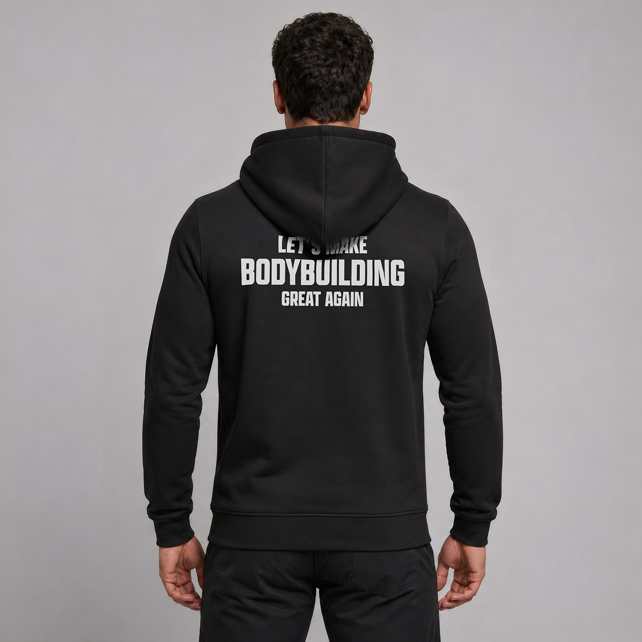 DBFF - Unisex Hoodie - Black - Farvet Print