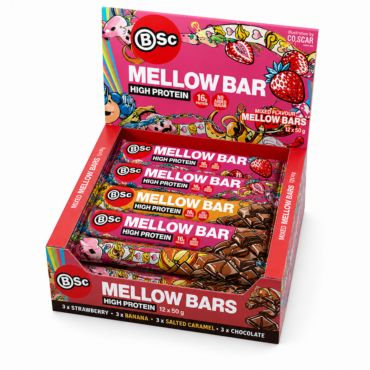 Mixt Box Mellow bar 12x50g