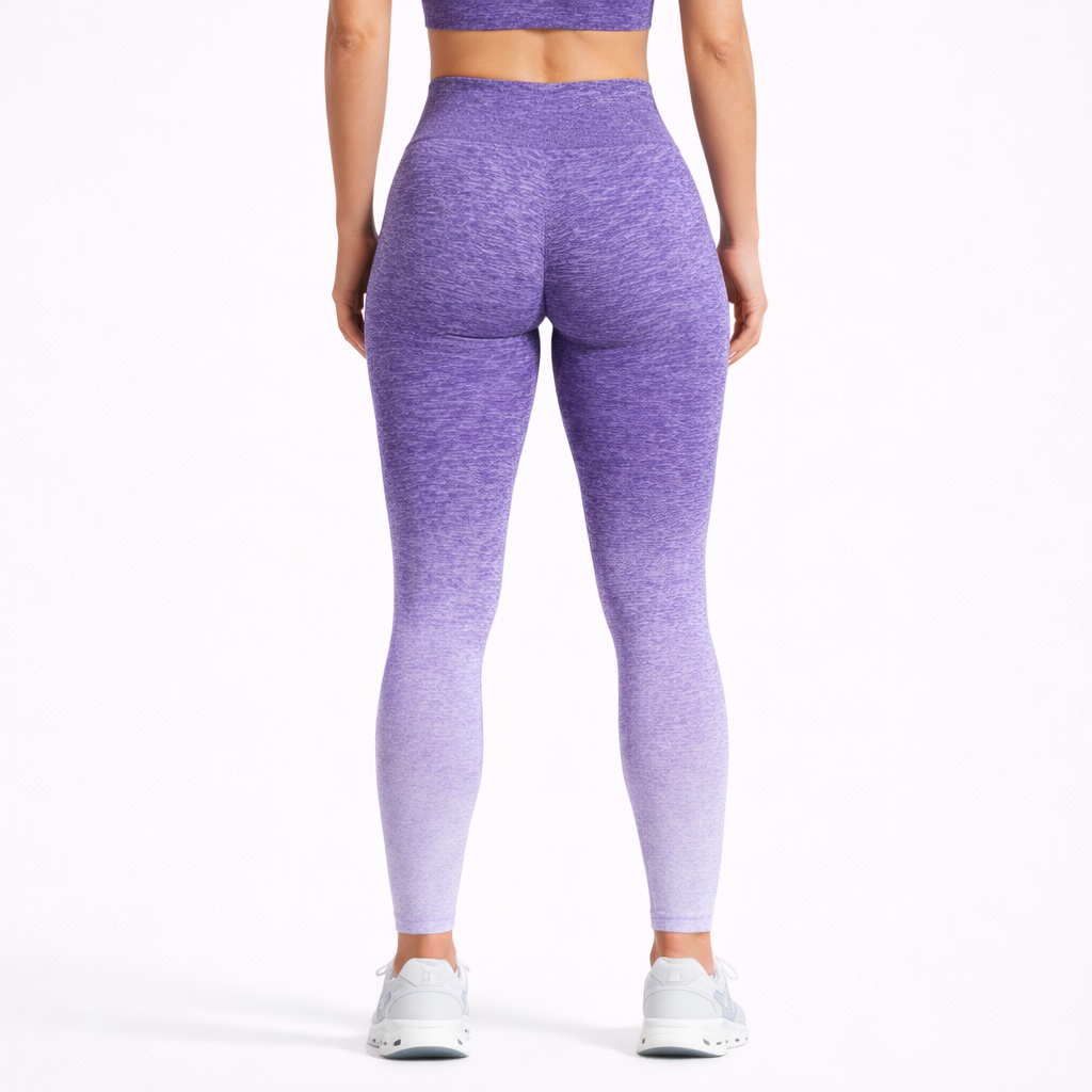 TL300 – Women’s Seamless Fade Out Leggings (Purple Fade) (Copy)