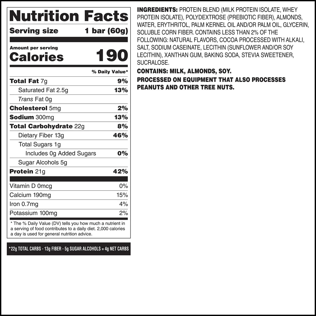 Quest Cookies & Cream Protein Bar – 12 Bars 🍪🥛 (12 x 60g) Sidste Salgsdato 17.09.2026
