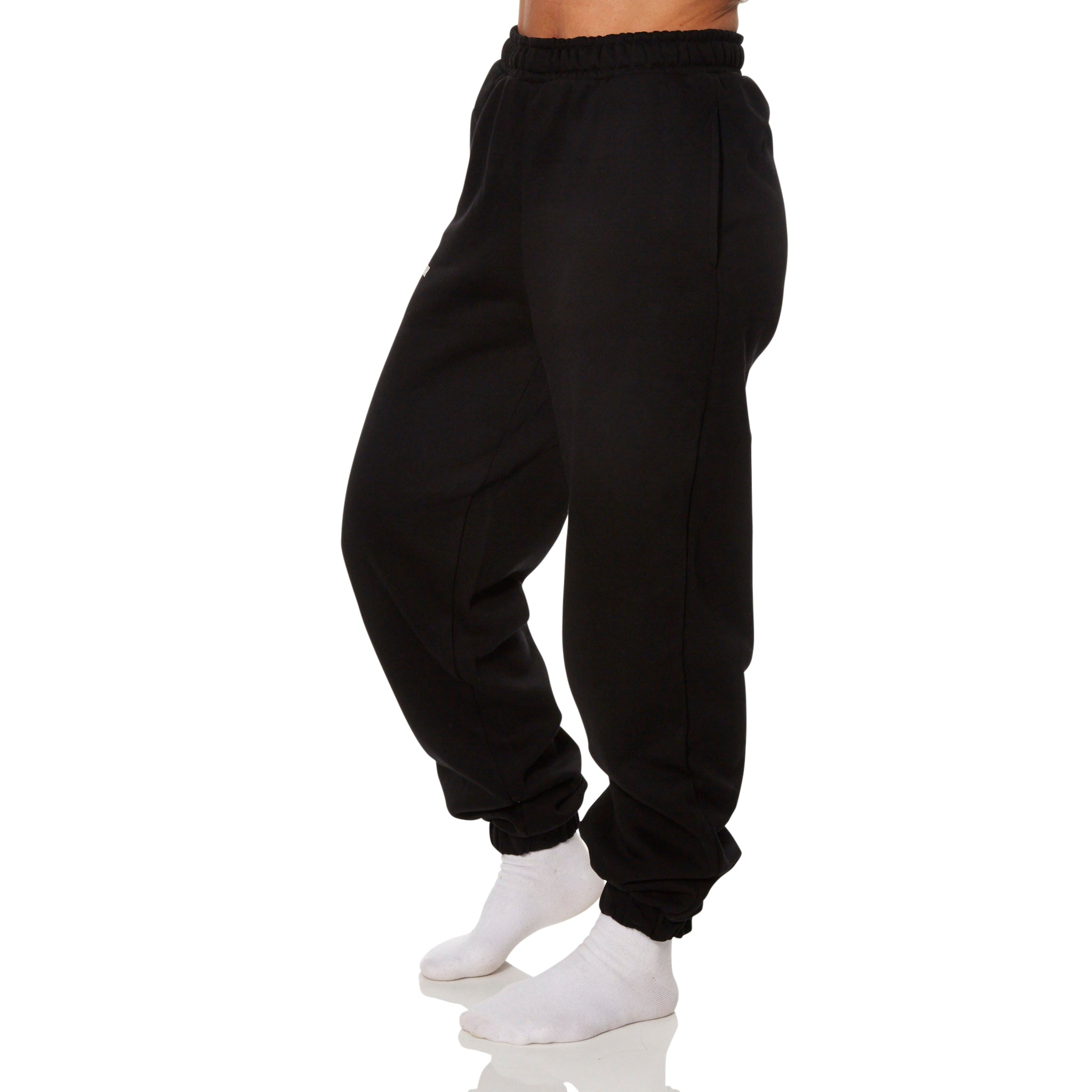 Oversized Joggers - Sort