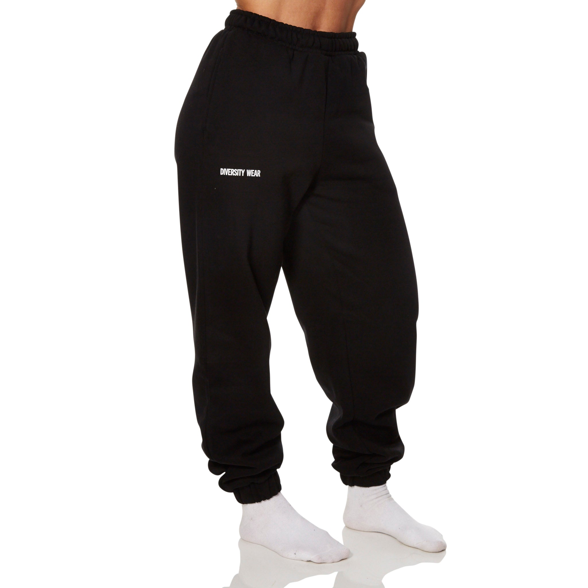 Oversized Joggers - Sort