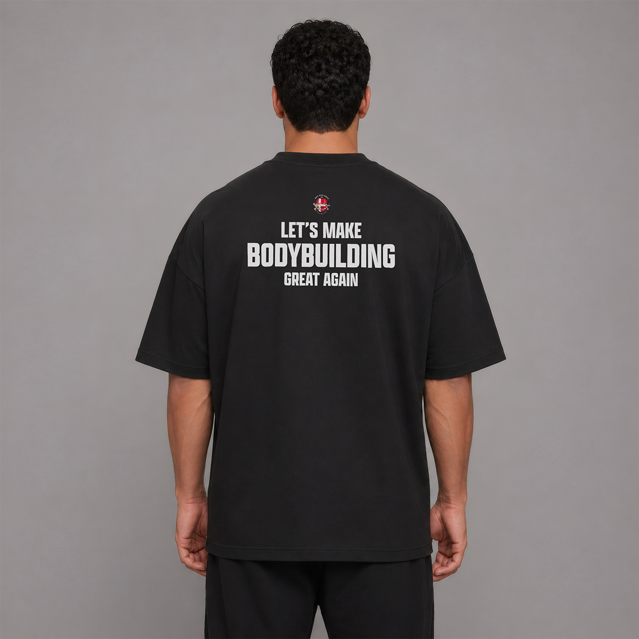DBFF - Unisex Oversize Heavy - T-shirt - Black - Color Print