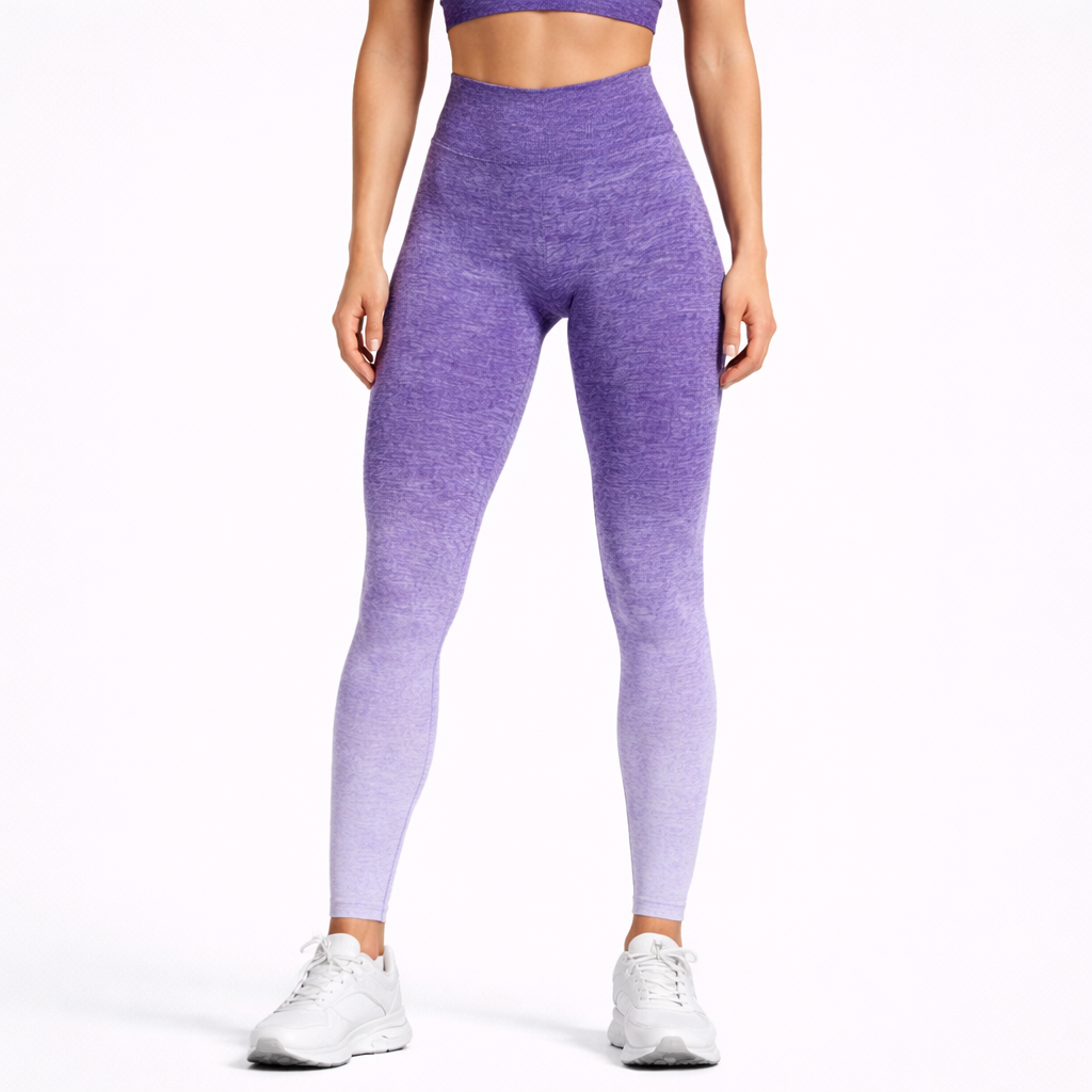 TL300 – Women’s Seamless Fade Out Leggings (Purple Fade) (Copy)