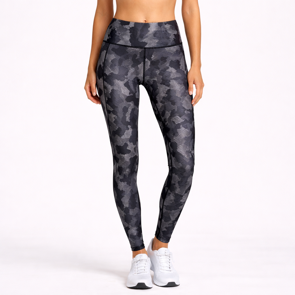 TriDri TR032 – Performance Leggings – Camo Charcoal