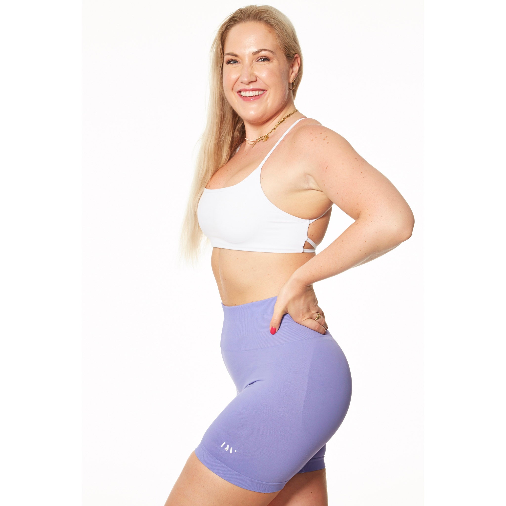 Scrunch Shorts -  Lilla