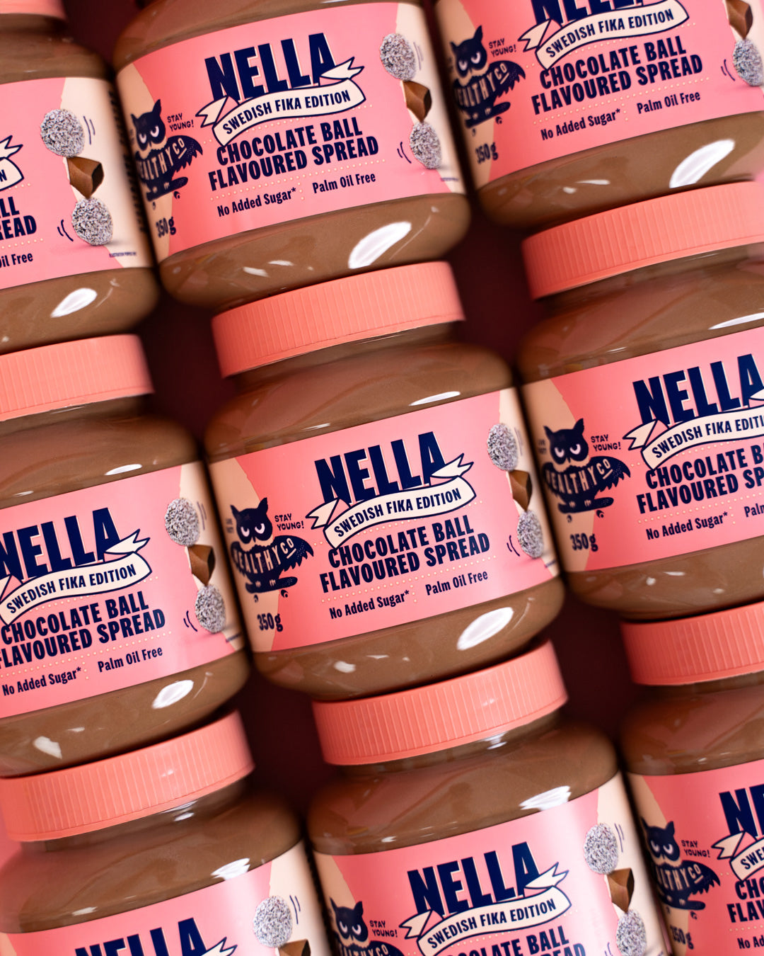 12 stk NELLA Chocolate Ball Spread – uden tilsat sukker & uden palmeolie