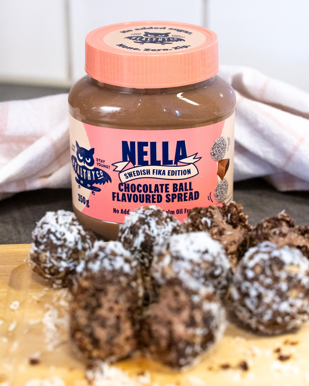 NELLA Chocolate Ball Spread – uden tilsat sukker & uden palmeolie