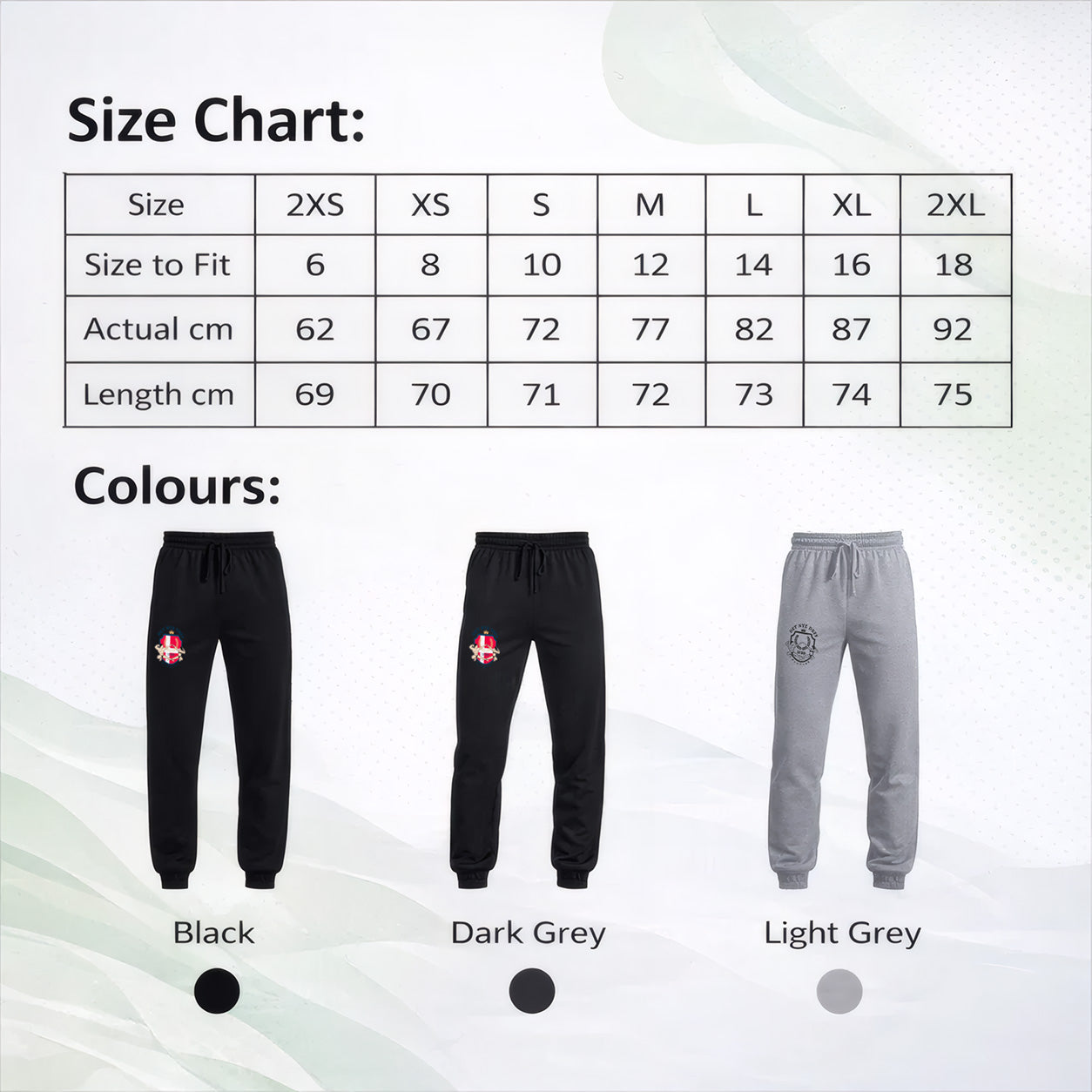 DBFF - Ladies Spun Dyed Joggers - Grey - Black Logo