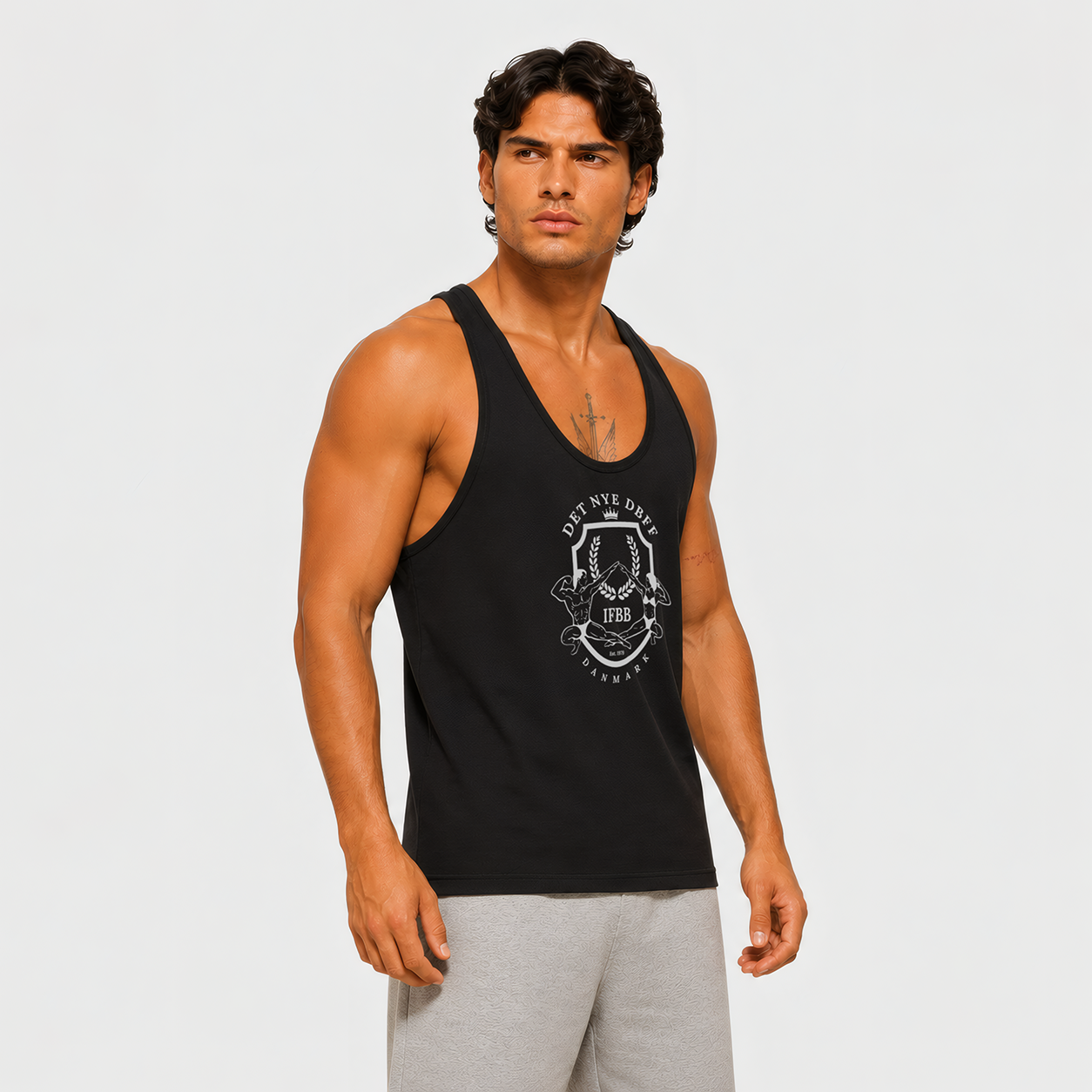 DBFF - Muscle Tank Top - Grå logo