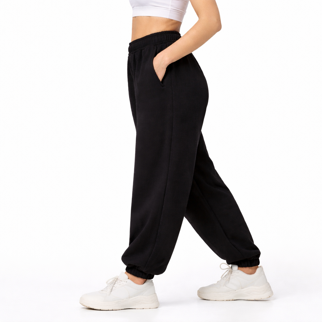 DIVERSITYWEAR – High Waist Balloon Sweatpants - Black