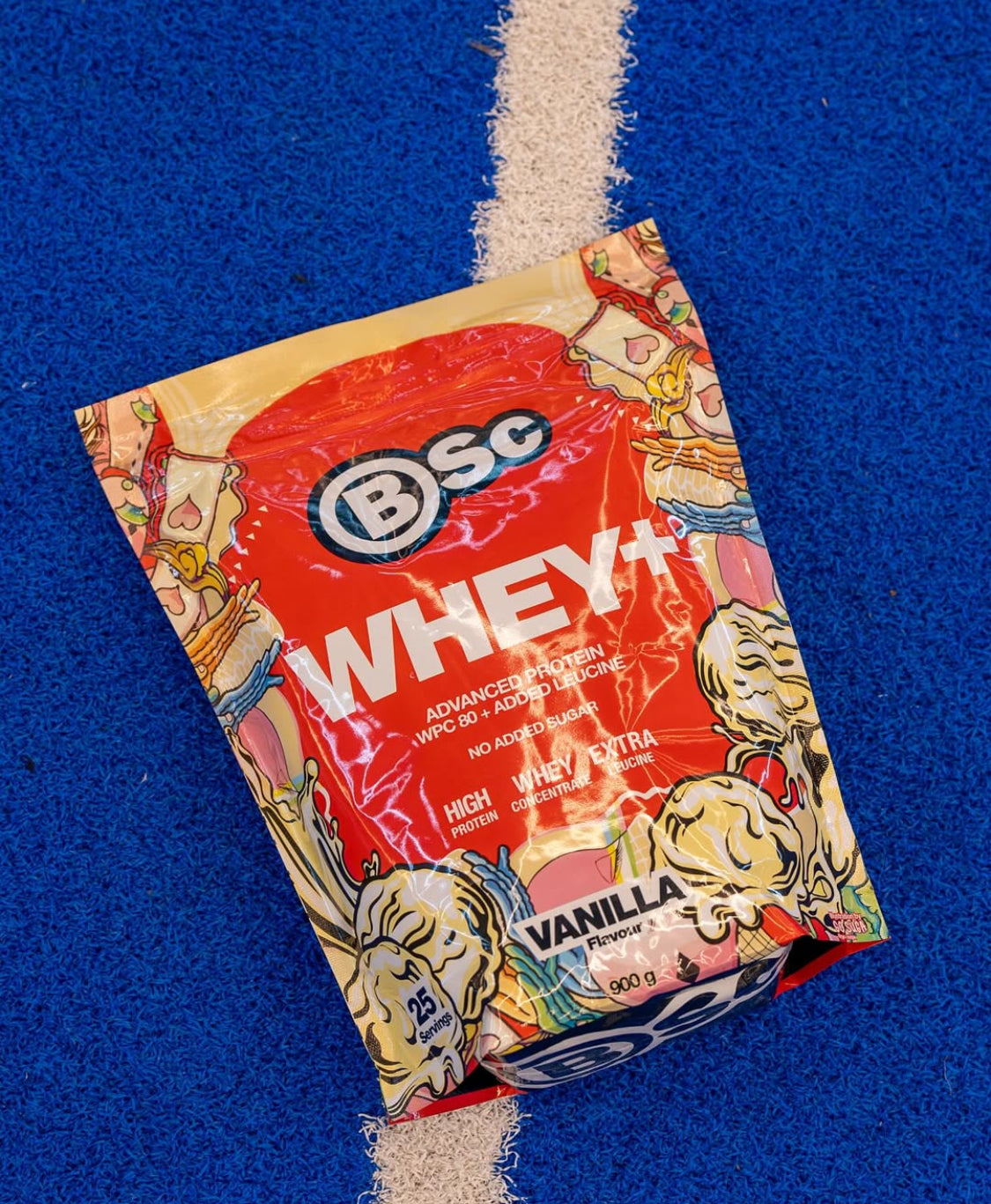 Whey + - Vanilla (900G) og Shaker