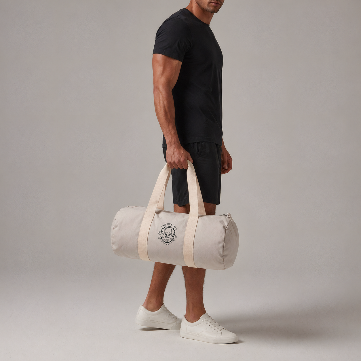 DBFF - Organic Barrel Bag – Grey