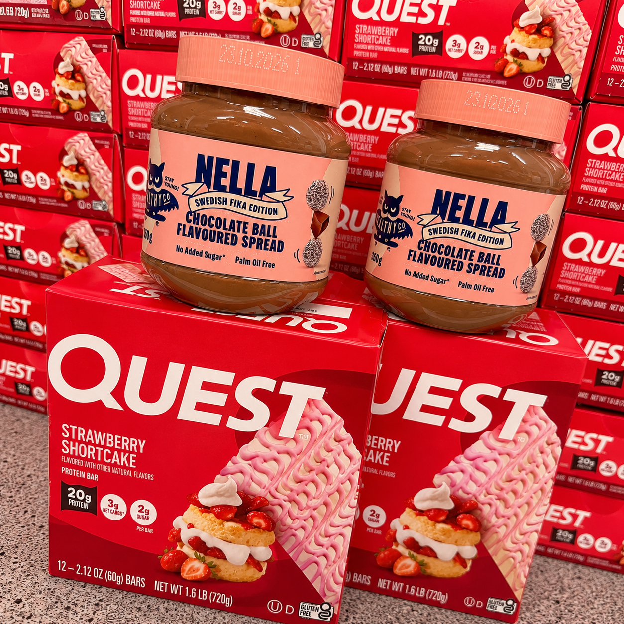 Quest x Nella Samlepakke – Begrænset parti 🔥 KUN 100 pakker til 219 kr prisen