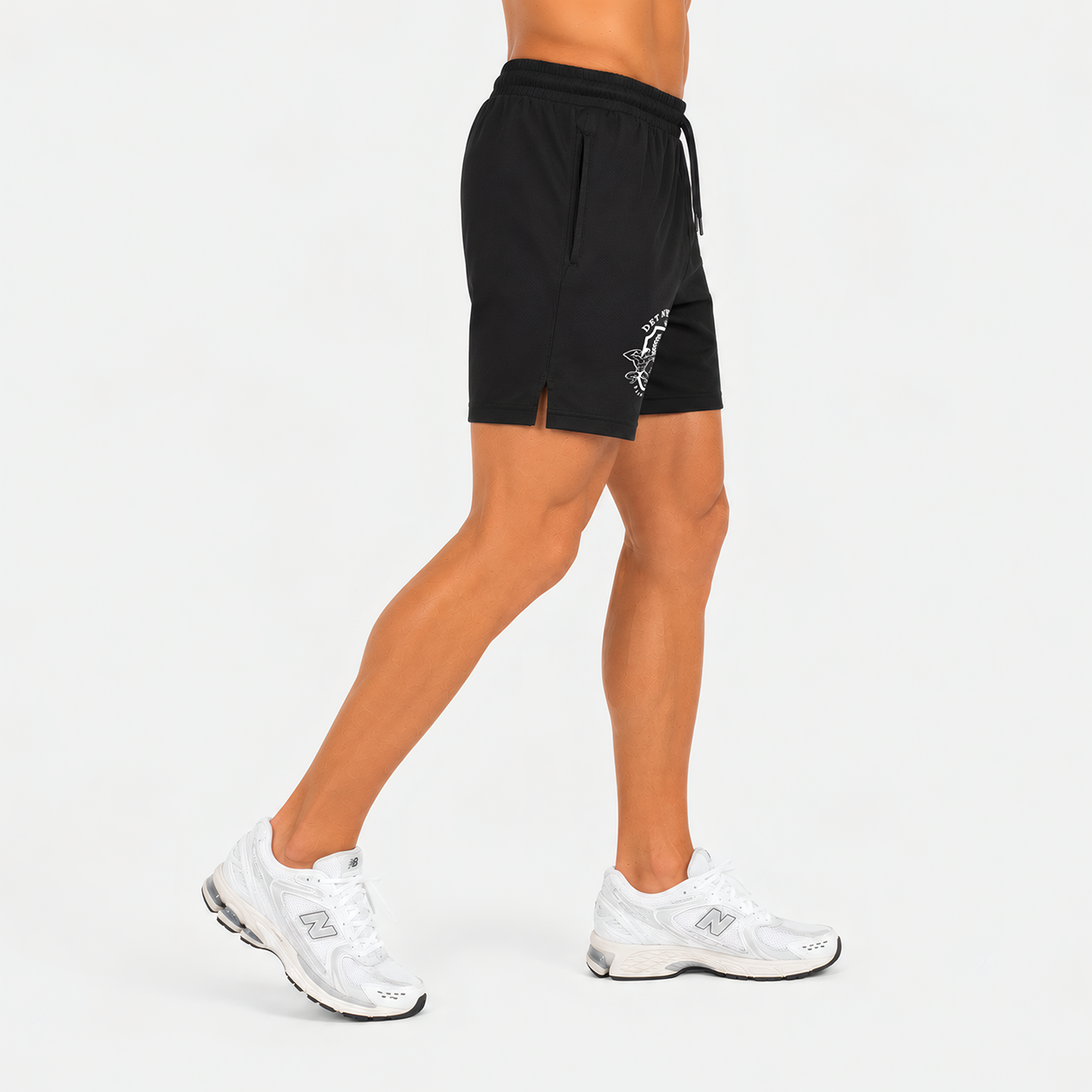 DET NYE DBFF – Performance Shorts - Hvidt Logo