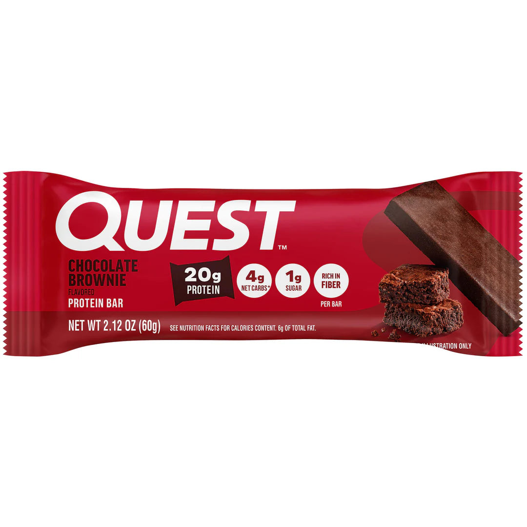 Quest Chocolate Brownie Protein Bar – 12 Bars 🍫🍫 Sidste Salgsdato 28.10.2026 (Copy)