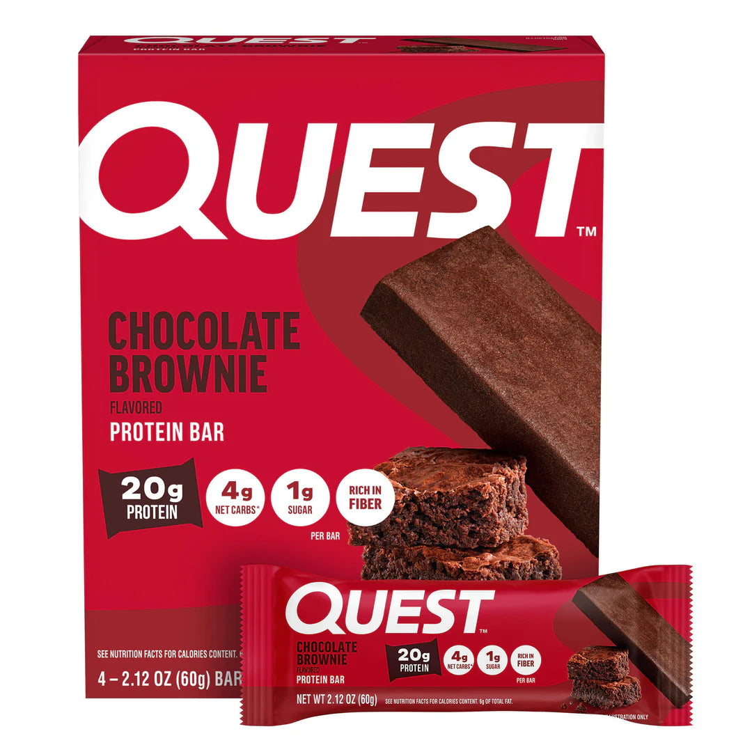 Quest Chocolate Brownie Protein Bar – 12 Bars 🍫🍫 Sidste Salgsdato 28.10.2026 (Copy)