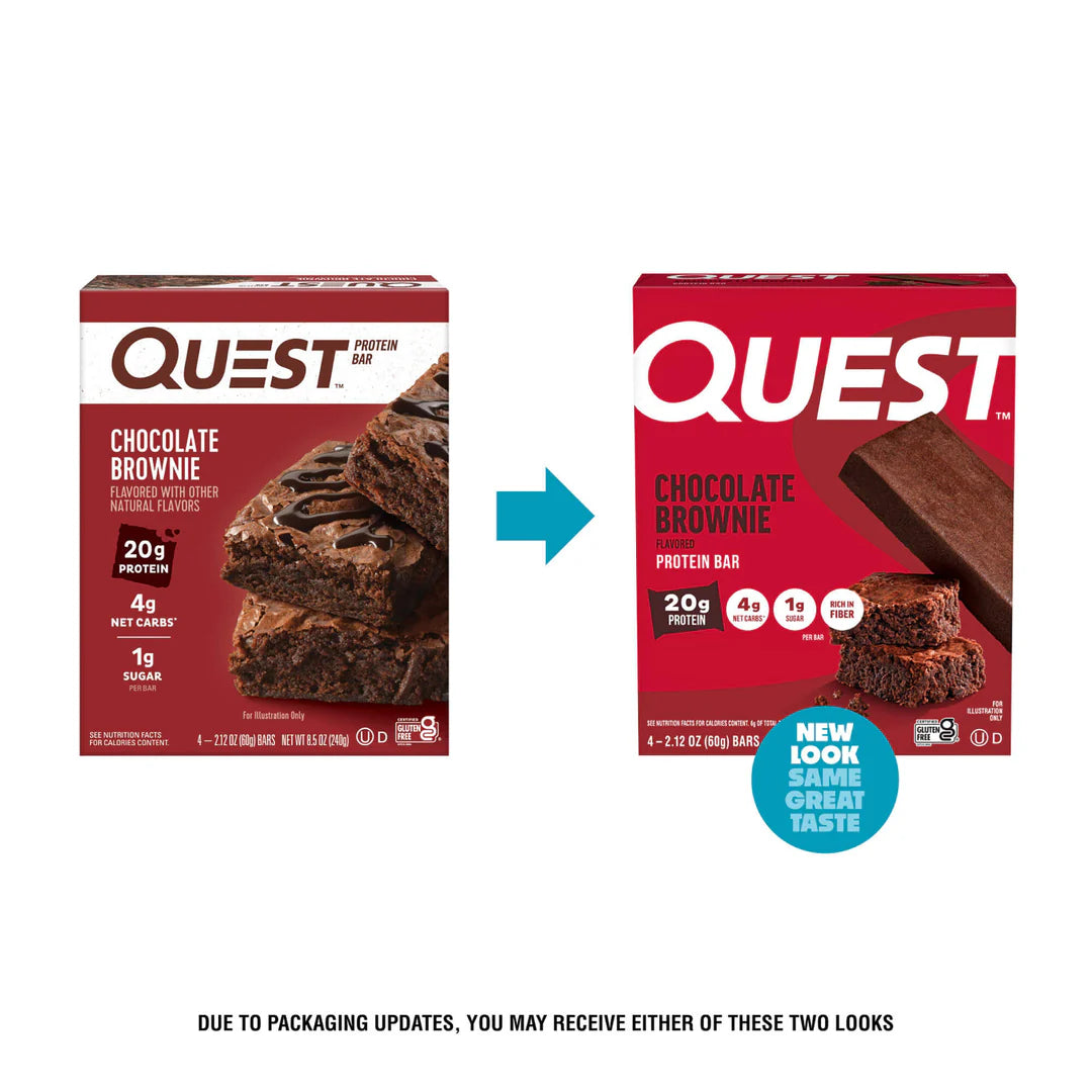 Quest Chocolate Brownie Protein Bar – 12 Bars 🍫🍫 Sidste Salgsdato 28.10.2026 (Copy)