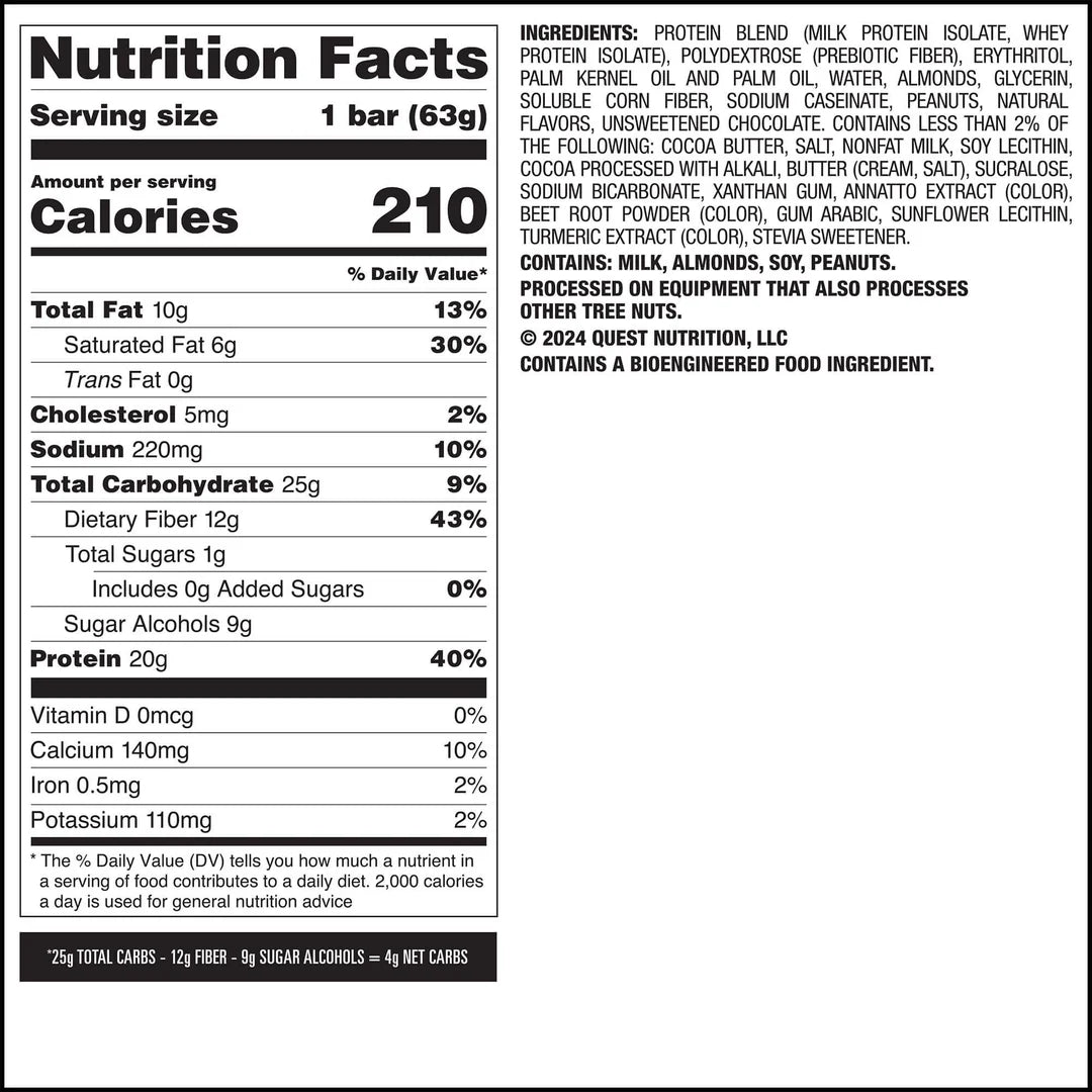 Quest Overload Protein Bar – Sundae Funday – 12 x 63g - Sidste Salgsdato 21.09.2026